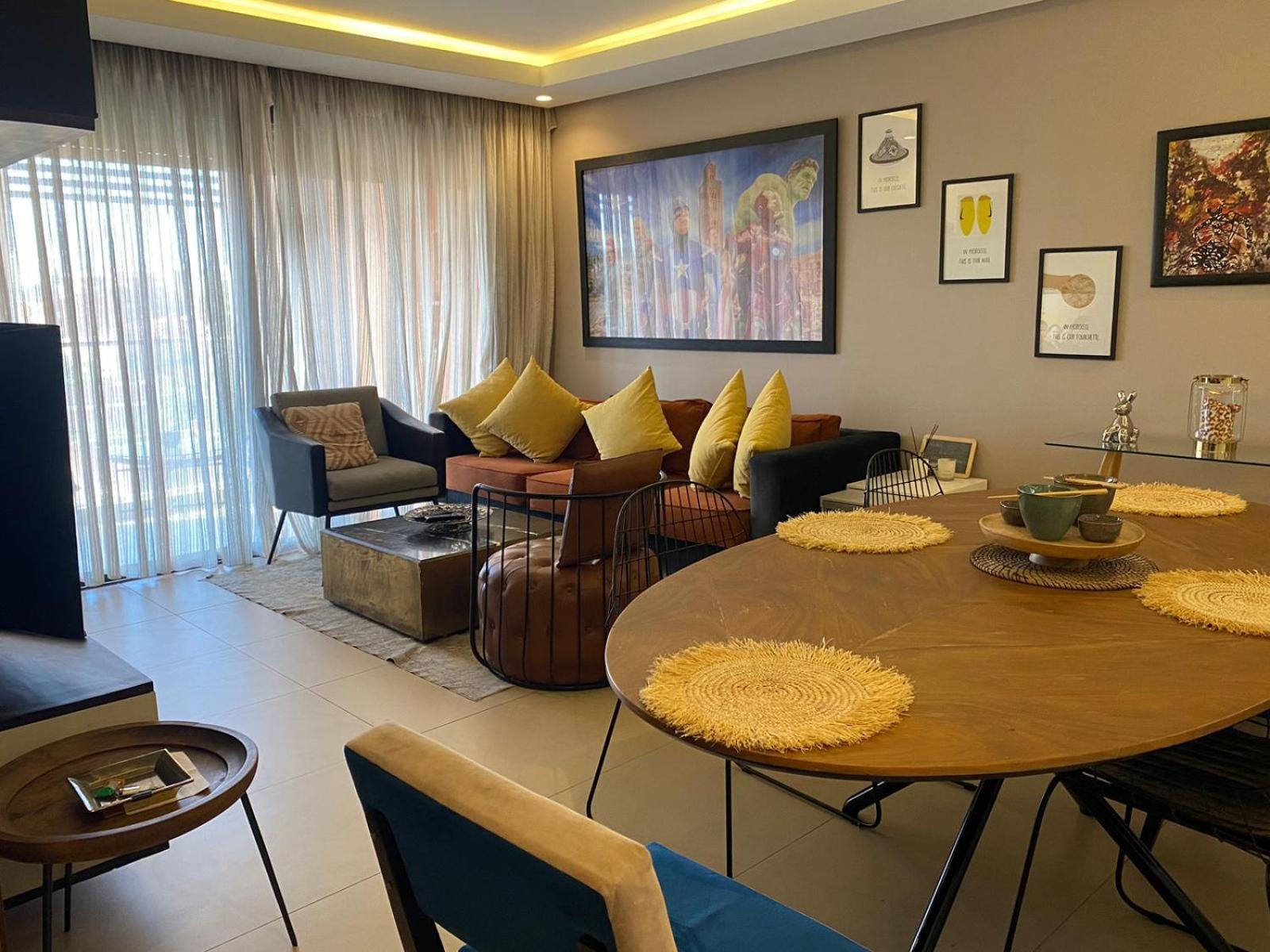 Luxueux Appart Hivernage Avec Vue Sur L"Atlas Marrakesh Extérieur photo