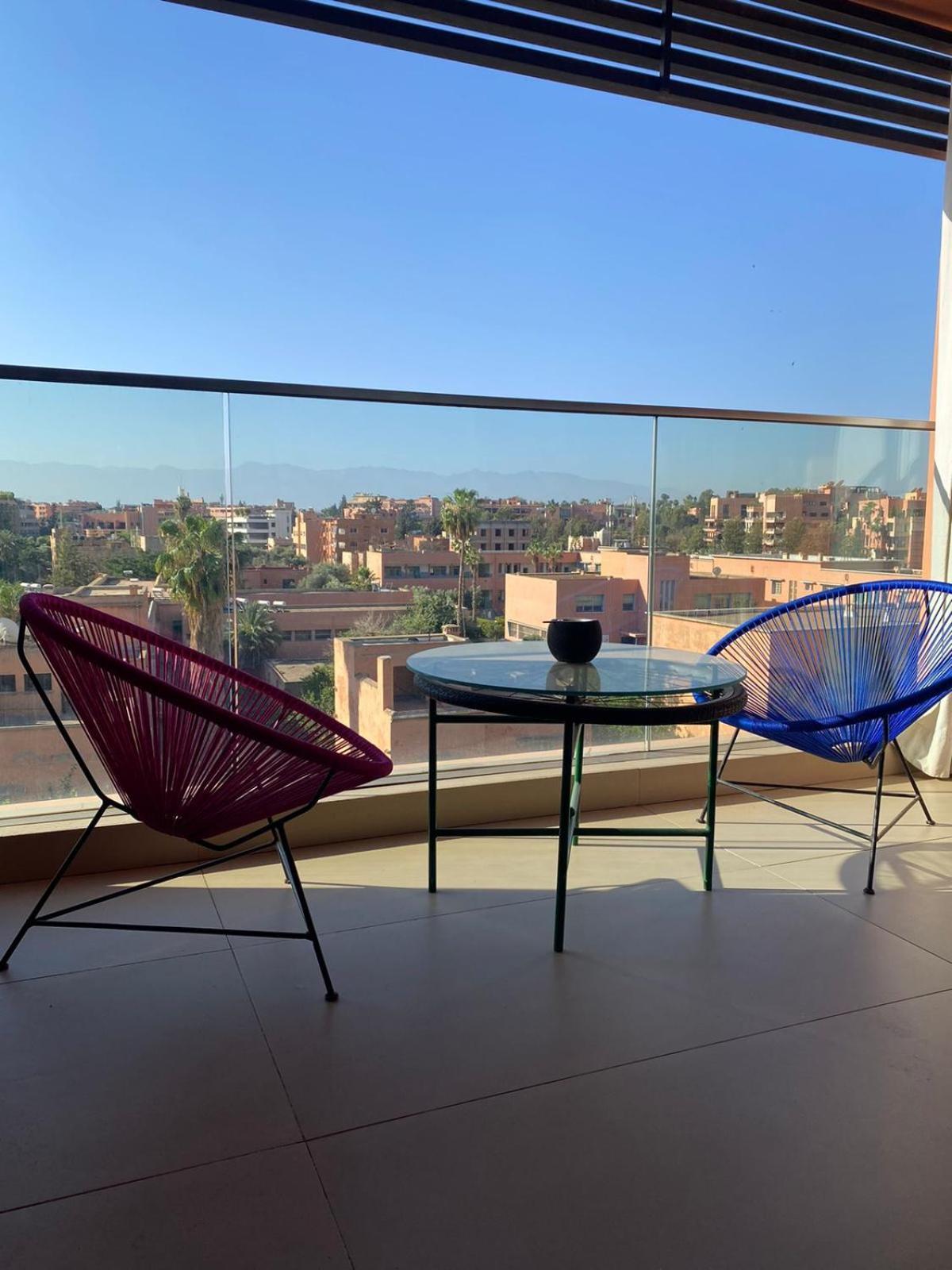 Luxueux Appart Hivernage Avec Vue Sur L"Atlas Marrakesh Extérieur photo