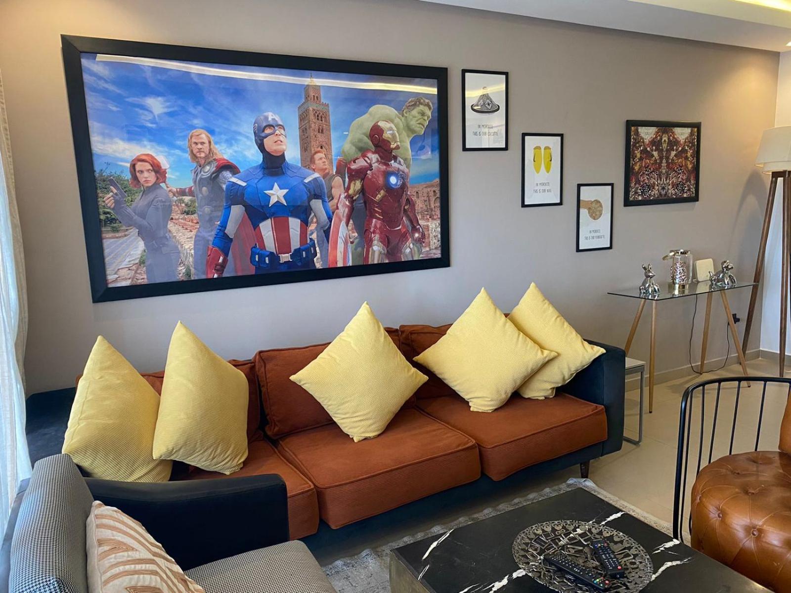 Luxueux Appart Hivernage Avec Vue Sur L"Atlas Marrakesh Extérieur photo